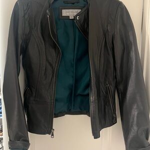 Black Leather Jacket by Blank